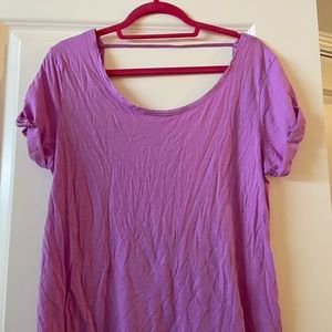 VS Pink Open Back Scoop neck tshirt